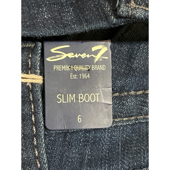 NWT Seven7 Slim Boot Jeans Size 6 - Picture 6 of 7